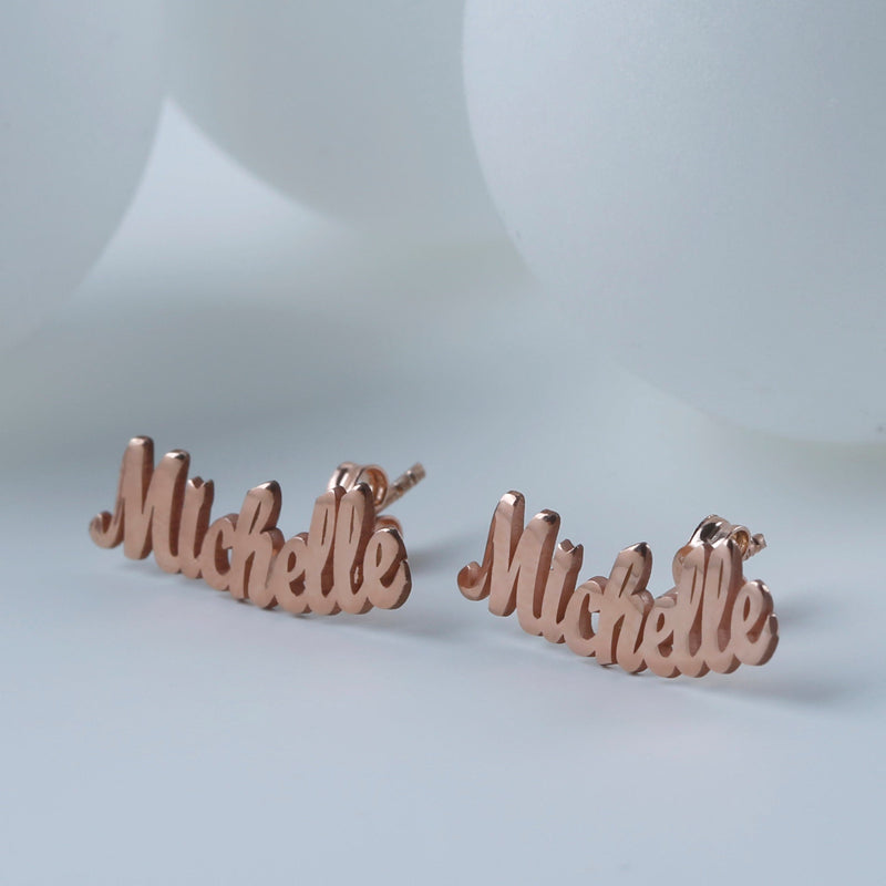 Cute Name Stud Earrings