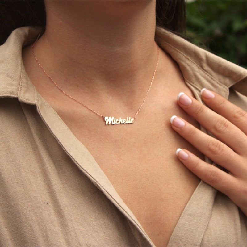 Custom Name Necklace For Women